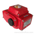 SMART RED COLOR ON-OFF TYPE ROTARY ELECTRICAL ACTUATOR